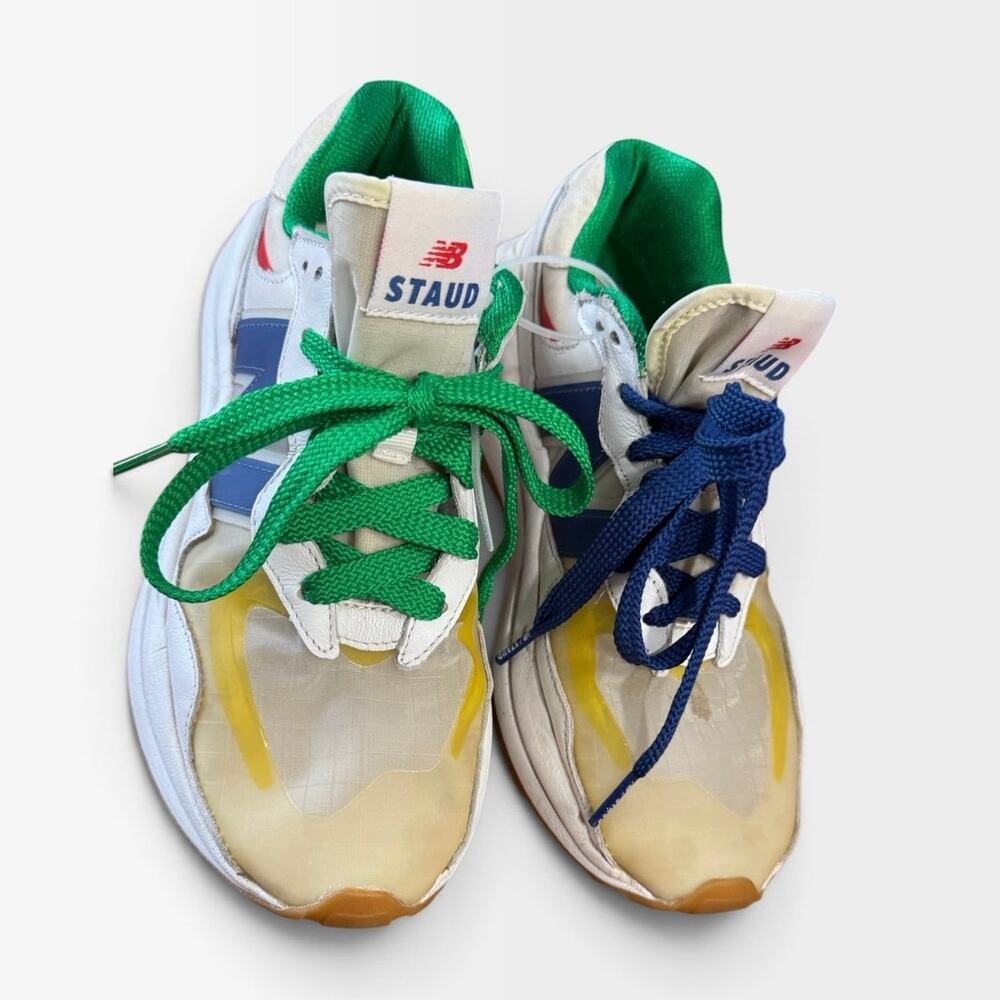 New Balance STAUD x 57/40 White Blue Quartz Men’s Sz 7 / Women’s Sz 8.5 M5740SR - Picture 4 of 13